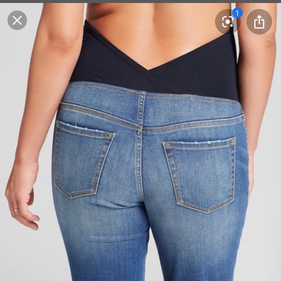 Ingrid Maternity Skinny Crop Jeans sz 6 EUC - Picture 2 of 7